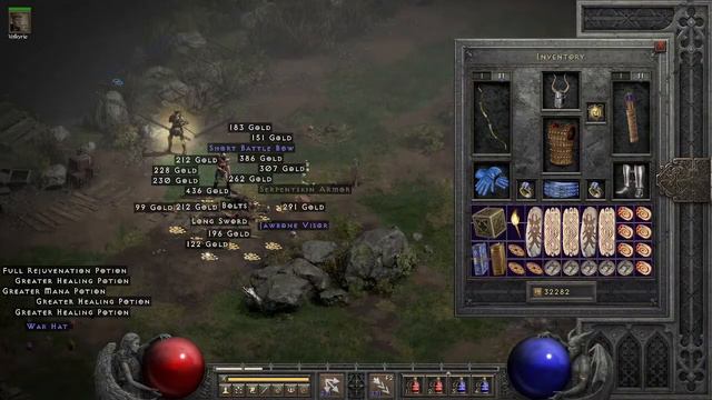 Diablo2 Resurrected:) bow amazon / lv.87 / WinForce. 100 Attack Speed / Macic Items 199% смотреть онлайн