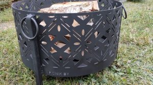 Костровая чаша из металла, садовый очаг от Picnik By