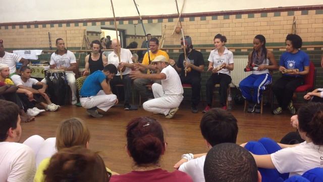 Mestre Jose Antonio and Mestre Poncianinho. Beautiful capoeira lineage. Mojubá Capoeira London 2014 смотреть онлайн