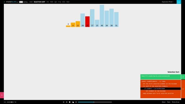 Selection Sort | Python Program смотреть онлайн