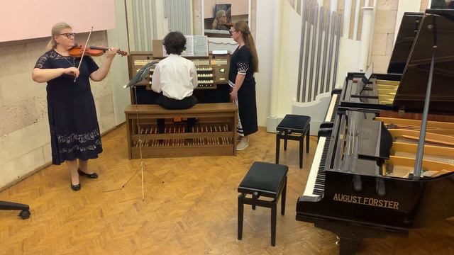 Concerto In G Minor,RV334/А.Вивальди пассакалья/II Largo исп. М.Прокопьева скрипка; М.Пенерджи орга