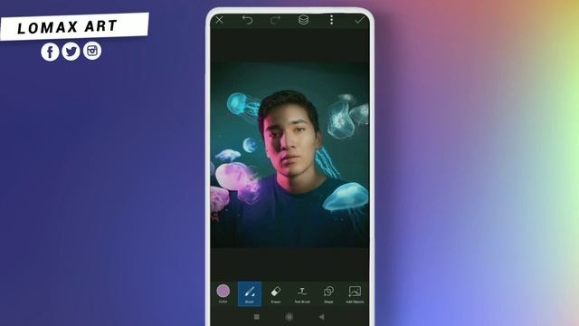 Glowing Jellyfish? Aquarium | Calop Glow Photoshop Tutorial In Pics'Art | Calop | Lomax Art смотреть онлайн