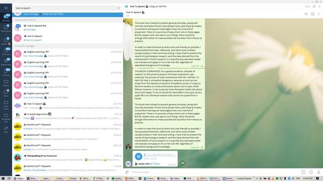 Text To Speech with the help of Telegram Bot #Automation смотреть онлайн