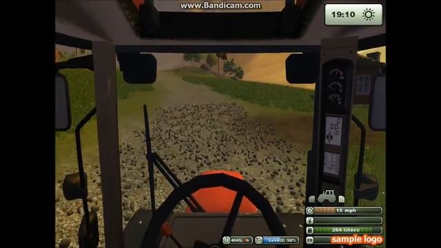 Farming Simulator 2013 driving manuare and plowing смотреть онлайн