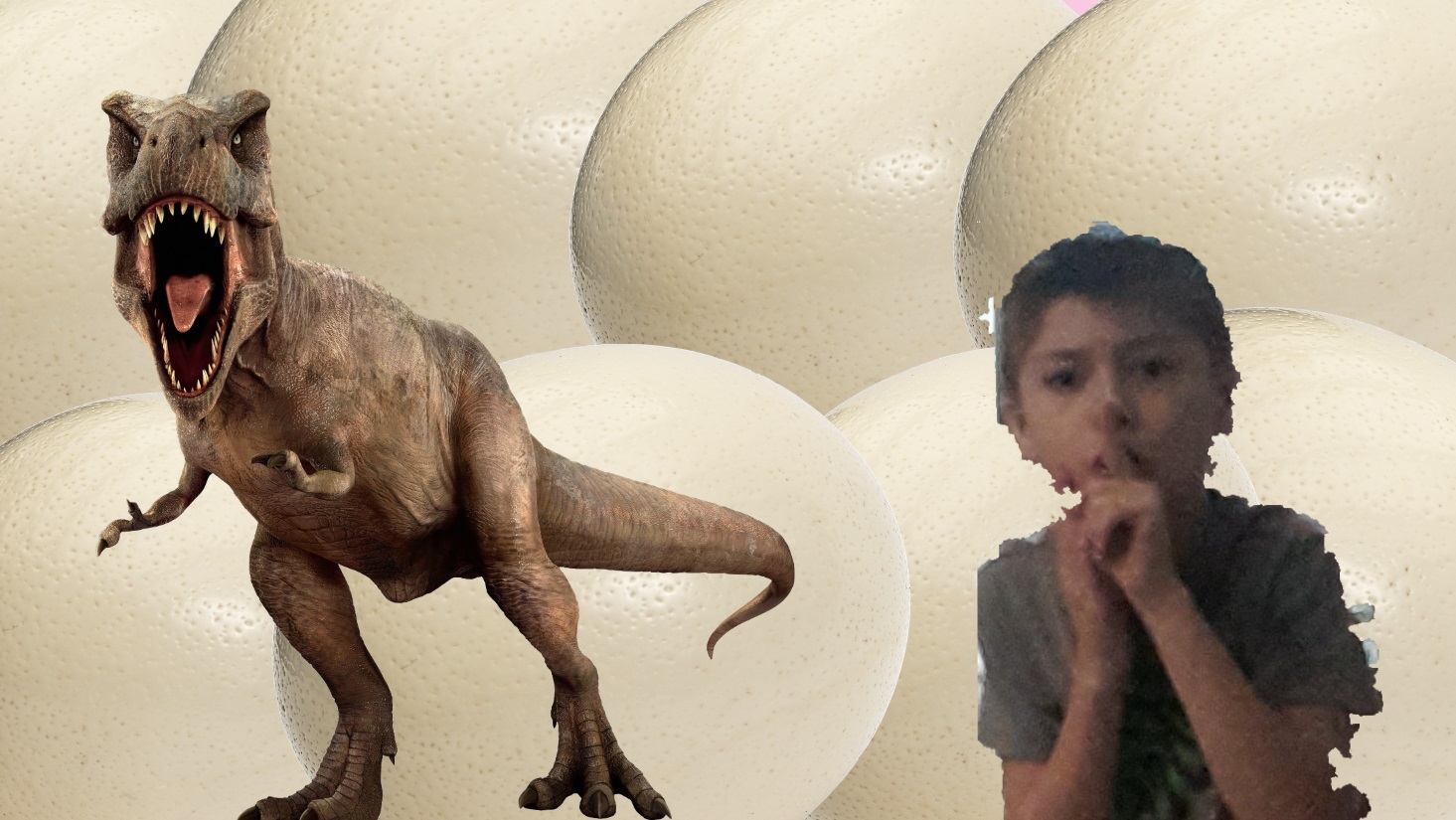 Нашли яйцо Динозавра**Лайк стал им**.