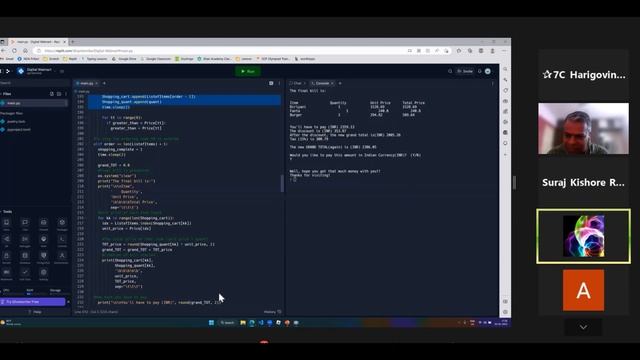 Michael showcases his Digital Walmart project -- Python Level 1 Project showcase смотреть онлайн