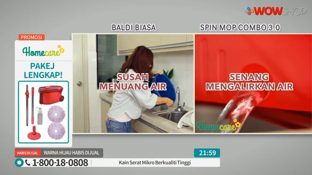 HOMECARE SPIN MOP COMBO S9 / TV9 / P5323 / 21 JAN 2020 смотреть онлайн