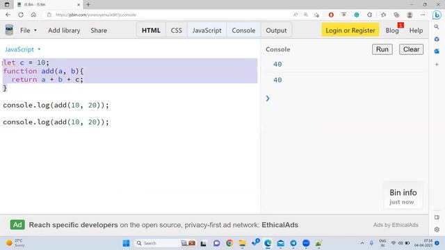 Part 38 JavaScript Tutorial | Pure functions | Impure functions | global variables смотреть онлайн