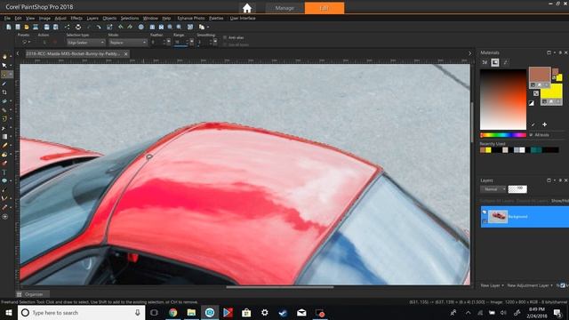 How to change a car's color in Photoshop (Corel) смотреть онлайн