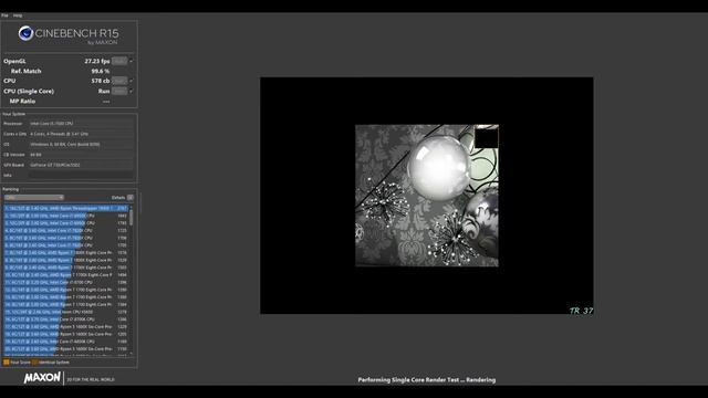 Intel Core i5 7500 & GeForce GT 730 Cinebench R15 test смотреть онлайн