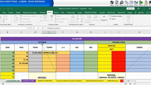 EXCEL 123. VALIDACIÓN DE DATOS смотреть онлайн
