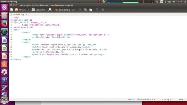 Login-Script für php-Webseiten // Accounts für php-Seiten anlegen смотреть онлайн