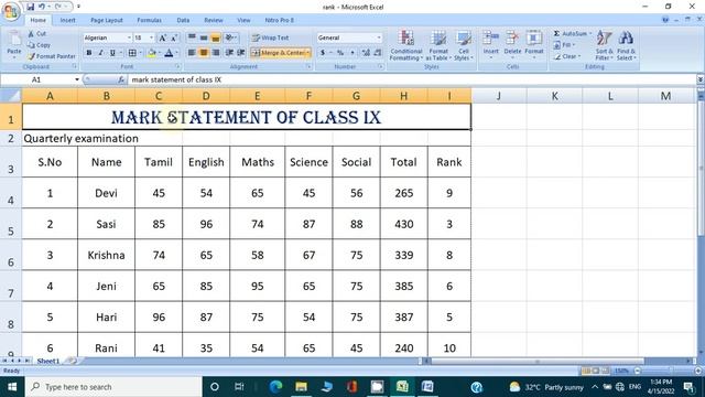 Use Of Format Painter In Office Software/Conditional Formatting In Excel/Format Painter In Tamil