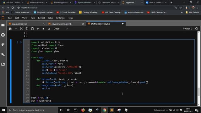 Python 'n Sqlite 3.1 - Menu window смотреть онлайн