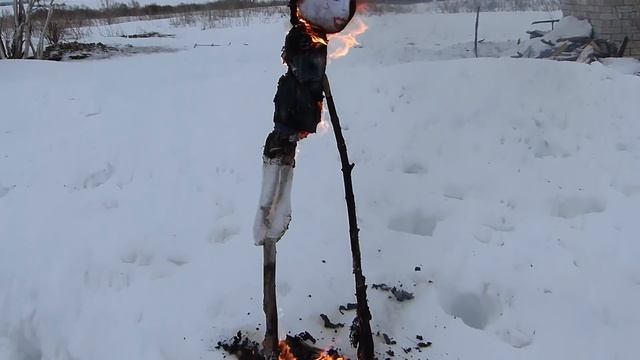 Сжигаем чучело/Масленица/Блины/ Жизнь в деревне смотреть онлайн