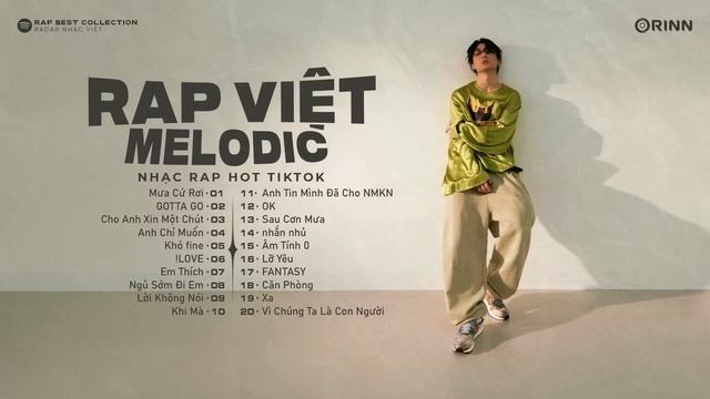 MƯA CỨ RƠI, ANH CHỈ MUỐN ※ NHẠC RAP VIỆT 2024 ※ Những Bản Rap Melodic Hit Nhất