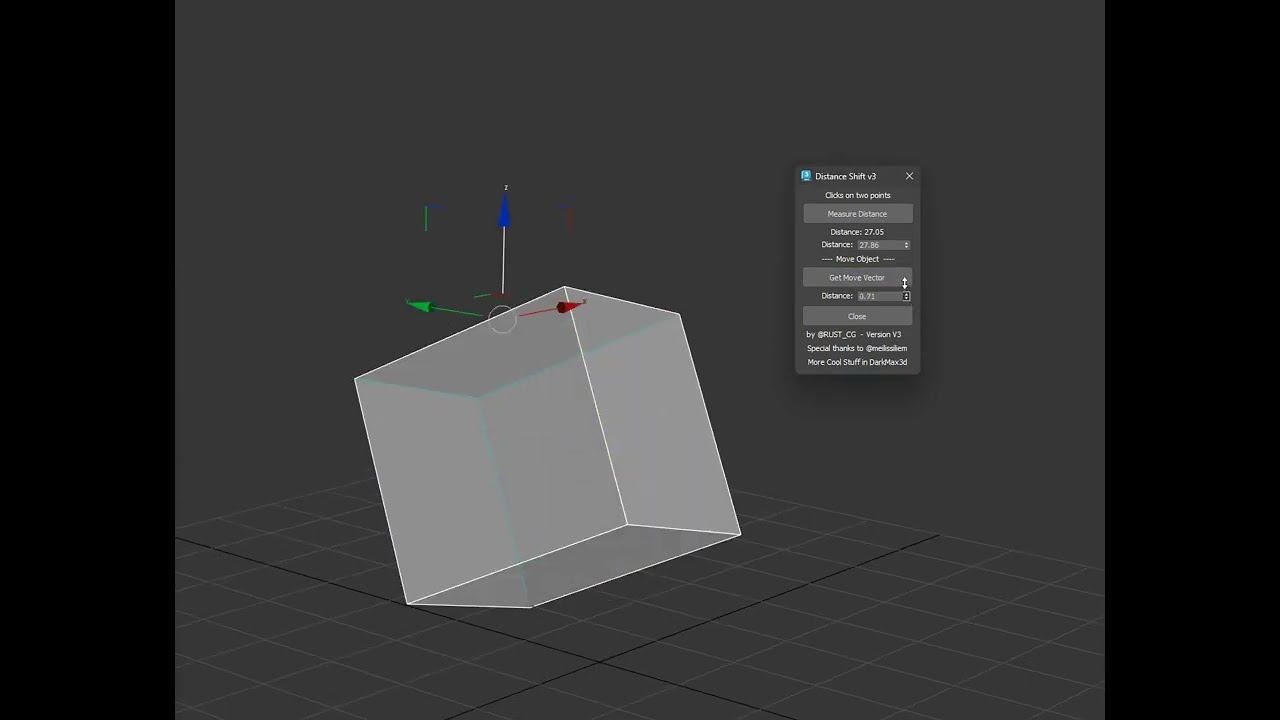 Distance Shift 3dsmax script смотреть онлайн