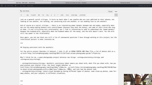 How I Work: Eric Kim SUITS Blog Wordpress Workflow смотреть онлайн