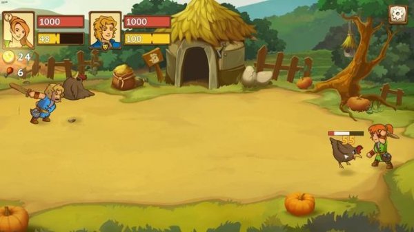 Knights of Braveland / Local Multiplayer PC Games / Two Players