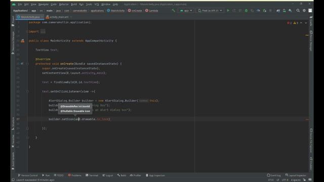 AlertDialog Box | Android Studio | Java смотреть онлайн