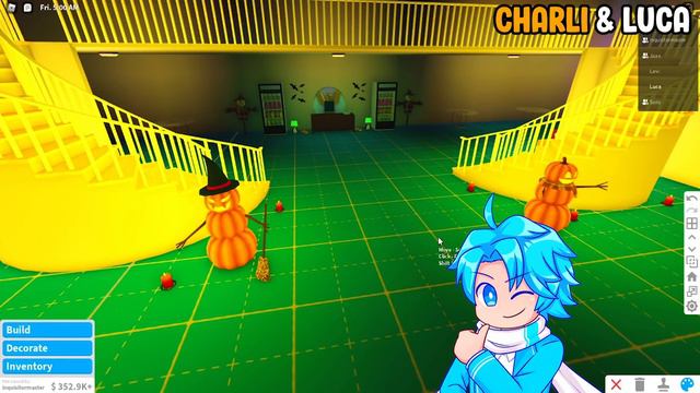 We Built A HALLOWEEN Town in Roblox... смотреть онлайн