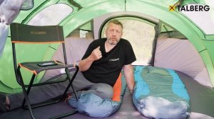 Кемпинговая палатка Talberg Solar Quick. Обзор и инструкция по установке/сборке.