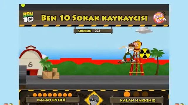 Ben 10 Street Boarding Game смотреть онлайн