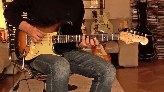 1960 Fender Stratocaster Slabboard - original Part 1 light overdrive смотреть онлайн