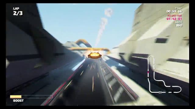 Fast RMX - Time Attack Mode - Hangar Games (Supersonic) - 1:39.74 смотреть онлайн