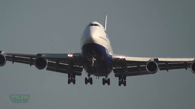 Boeing 747-412 EI-XLL TRANSAERO LANDING DOMODEDOVO 30.09.2012 смотреть онлайн