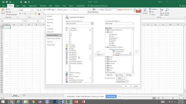Customizing the Ribbon in Microsoft Excel смотреть онлайн