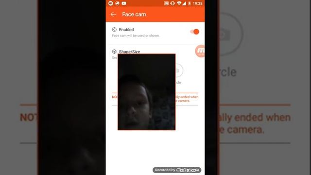 Как снимать своё лицо и одновременно экран через мобизен смотреть онлайн