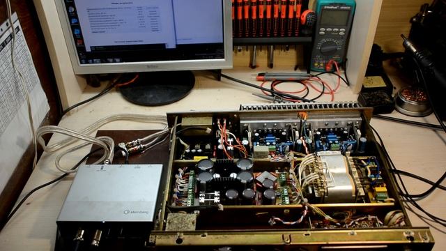 Усилитель на базе Радиотехника у-7101(у-101)№2 УМЗЧ Ланзар смотреть онлайн
