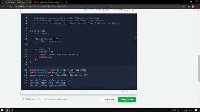 Solving 10 days JS challenge on Stream in 1 day смотреть онлайн