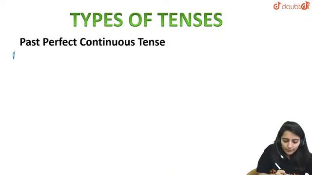 TENSES | Past Perfect Continuous Tense |English Grammar | 12 PM Class By Nidhi ma'am |L18| Doubtnut смотреть онлайн
