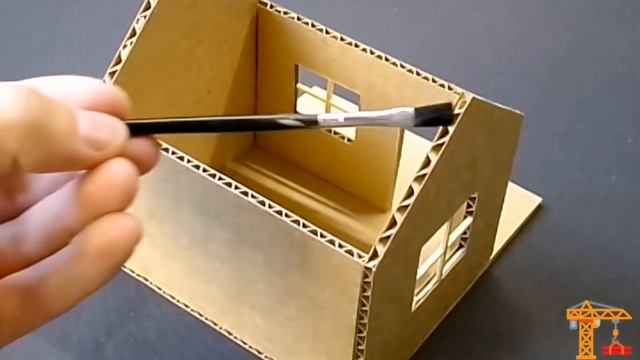 КАК СДЕЛАТЬ ДОМИК ИЗ КАРТОНА / PAPER HOUSE DIY 2021 смотреть онлайн