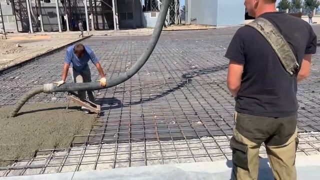 Заливка 800 кубов под топпинг. as,. beton+79531111344 смотреть онлайн