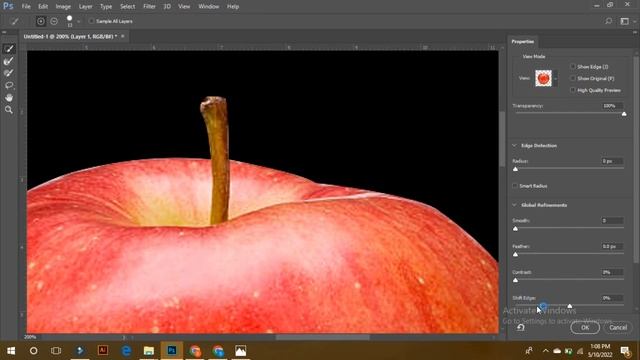 Photoshop CLASS 15 || Refine Edges || adobe photoshop full course || GRAPHIC DESIGN FREE COURSE || смотреть онлайн