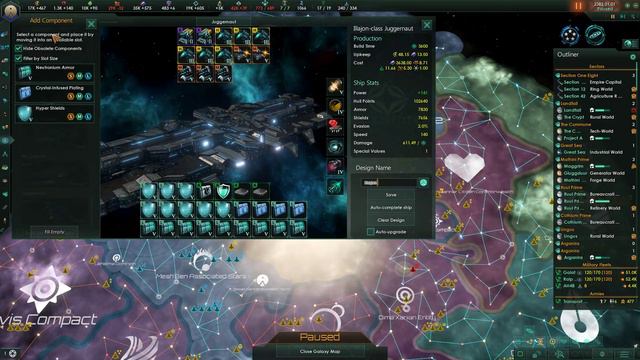 Stellaris: SHATTERED RING! Species One Eight - Ep 21 смотреть онлайн