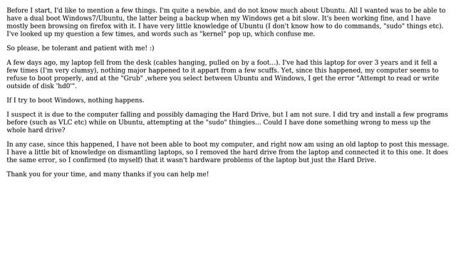 Error: Attempt to read or write outside of disk 'hd0' (2 Solutions!!) смотреть онлайн