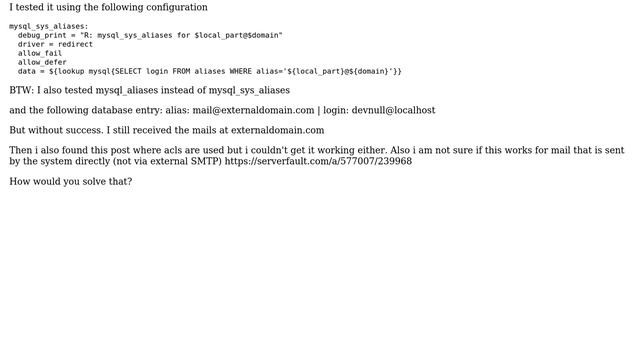 Drop outgoing mail to previously unavailable mailboxes in exim using mysql database смотреть онлайн