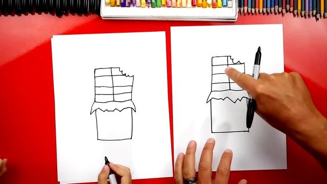 How To Draw A Chocolate Candy Bar смотреть онлайн