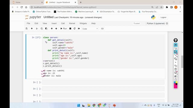 Learn Python programming in TAMIL | Example with oops - Methods | [Tamil] смотреть онлайн