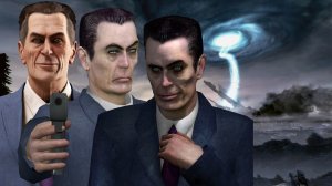 Все появления G-Man в игре Half-Life 2
