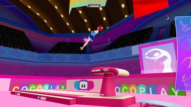 Gymnastics Star Girl game - Fun Spa Makeup, Dress Up, Color Hairstyles - Dress up Game for girls смотреть онлайн