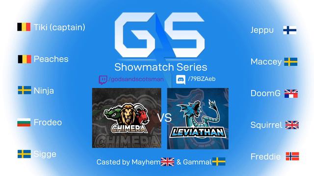 Chimera vs Leviathan showmatch intro смотреть онлайн
