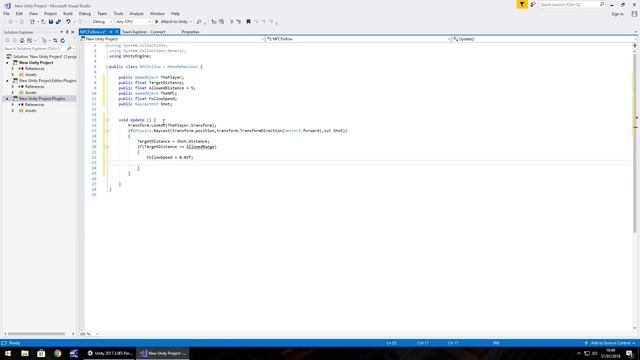 Mini Unity Tutorial - How To Make An NPC Follow You Like A Companion C# смотреть онлайн