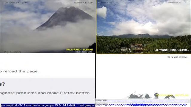 Live Streaming Merapi Volcano Eruption - Yogyakarta and Central Java, Indonesia 08-12-2021 смотреть онлайн