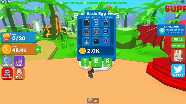 (JULY 2021) ALL *NEW* SECRET OP CODES!? Roblox Eating Simulator смотреть онлайн