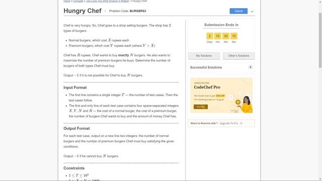 CODECHEF JULY LONG CHALLENGE 2 | Maximum Difference | Concat Sort | CPP and Python | 100% AC смотреть онлайн